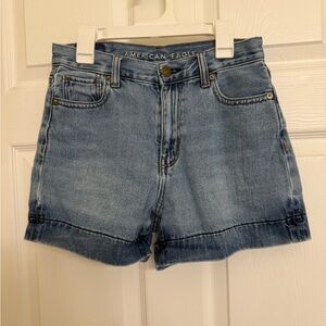 American Eagle Outfitters Women's Light Blue Jean Shorts